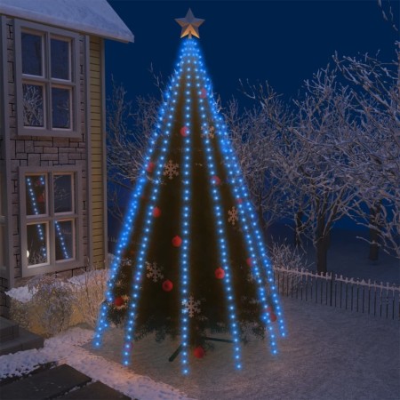 Luces de árbol 500 LEDs interior y exterior azul 500 cm by , Hoses and string lights - Ref: Foro24-328898, Price: 42,14 €, Di...
