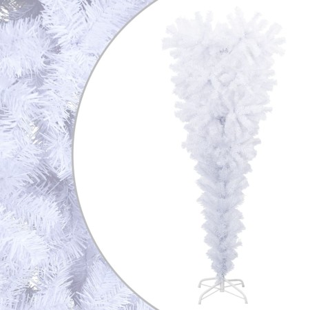 Árbol de Navidad artificial al revés con soporte blanco 120 cm by , Christmas trees - Ref: Foro24-344665, Price: 24,89 €, Dis...