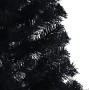 Medio árbol de Navidad artificial con soporte PVC negro 210 cm de , Arboles de navidad - Ref: Foro24-344678, Precio: 50,14 €