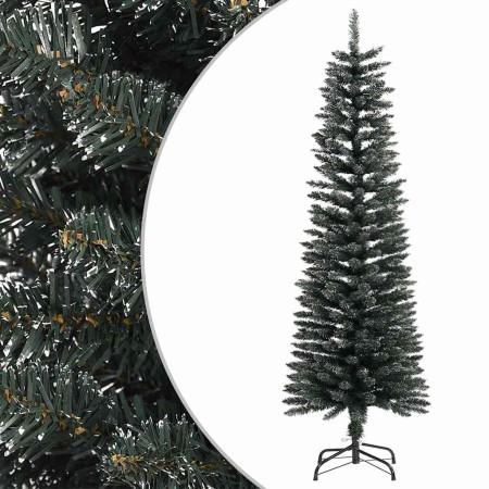 Árbol Navidad artificial estrecho con soporte PVC verde 150 cm by , Christmas trees - Ref: Foro24-345184, Price: 39,34 €, Dis...