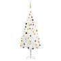 Árbol de Navidad preiluminado con luces y bolas blanco 180 cm by , Christmas trees - Ref: Foro24-3077548, Price: 140,46 €, Di...