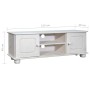 Mueble para TV de madera maciza de pino 115x29x40 cm von , TV-Möbel - Ref: Foro24-325527, Preis: 87,92 €, Rabatt: %