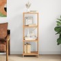 Estantería de 4 niveles madera maciza de roble 40x30x112 cm de , Librerías y estanterías - Ref: Foro24-353815, Precio: 104,91 €
