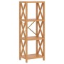 Estantería de 4 niveles madera maciza de roble 40x30x112 cm von , Bücherregale und Regale - Ref: Foro24-353815, Preis: 104,91...