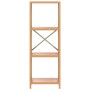 Estantería de 4 niveles madera maciza de roble 40x30x112 cm von , Bücherregale und Regale - Ref: Foro24-353815, Preis: 104,91...