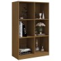 Estantería de madera maciza de pino marrón 70x33x110 cm von , Bücherregale und Regale - Ref: Foro24-809957, Preis: 66,94 €, R...