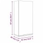 Armario de baño de pared negro 32x20x67 cm von , Badezimmerwaschtische - Ref: Foro24-811296, Preis: 48,24 €, Rabatt: %