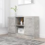 Betongraues Sperrholz-Sideboard 120x30,5x70 cm von vidaXL, Sideboards - Ref: Foro24-802781, Preis: 92,84 €, Rabatt: %