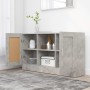 Betongraues Sperrholz-Sideboard 120x30,5x70 cm von vidaXL, Sideboards - Ref: Foro24-802781, Preis: 92,84 €, Rabatt: %