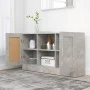 Betongraues Sperrholz-Sideboard 120x30,5x70 cm von vidaXL, Sideboards - Ref: Foro24-802781, Preis: 91,21 €, Rabatt: %