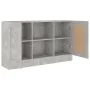 Betongraues Sperrholz-Sideboard 120x30,5x70 cm von vidaXL, Sideboards - Ref: Foro24-802781, Preis: 91,21 €, Rabatt: %