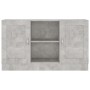 Betongraues Sperrholz-Sideboard 120x30,5x70 cm von vidaXL, Sideboards - Ref: Foro24-802781, Preis: 92,84 €, Rabatt: %