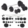 Juego de pesas barra y mancuernas 120 kg by , free weight - Ref: Foro24-91406, Price: 415,53 €, Discount: %