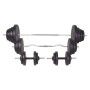 Juego de pesas barra y mancuernas 120 kg by , free weight - Ref: Foro24-91406, Price: 415,53 €, Discount: %