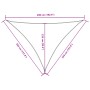 Toldo de vela triangular tela Oxford azul 3,5x3,5x4,9 m von , Sonnenschirme - Ref: Foro24-135560, Preis: 25,31 €, Rabatt: %