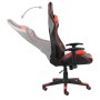 Silla gaming giratoria PVC rojo de vidaXL, Sillones para videojuegos - Ref: Foro24-20491, Precio: 142,54 €, Descuento: %