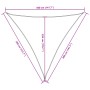 Toldo de vela triangular tela Oxford amarillo 3,6x3,6x3,6 m von , Sonnenschirme - Ref: Foro24-135611, Preis: 24,81 €, Rabatt: %