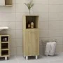 Badezimmerschrank aus eichenfarbigem Sperrholz 30x30x95 cm von vidaXL, Badezimmermöbel - Ref: Foro24-802618, Preis: 56,45 €, ...
