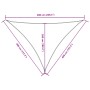 Toldo de vela triangular tela Oxford rojo 4x4x5,8 m by , Umbrellas - Ref: Foro24-135672, Price: 37,06 €, Discount: %