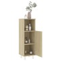 Badezimmerschrank aus eichenfarbigem Sperrholz 30x30x95 cm von vidaXL, Badezimmermöbel - Ref: Foro24-802618, Preis: 57,29 €, ...