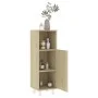 Badezimmerschrank aus eichenfarbigem Sperrholz 30x30x95 cm von vidaXL, Badezimmermöbel - Ref: Foro24-802618, Preis: 56,45 €, ...