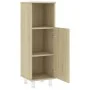 Badezimmerschrank aus eichenfarbigem Sperrholz 30x30x95 cm von vidaXL, Badezimmermöbel - Ref: Foro24-802618, Preis: 56,45 €, ...