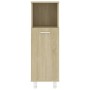 Badezimmerschrank aus eichenfarbigem Sperrholz 30x30x95 cm von vidaXL, Badezimmermöbel - Ref: Foro24-802618, Preis: 57,29 €, ...