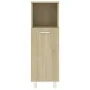 Badezimmerschrank aus eichenfarbigem Sperrholz 30x30x95 cm von vidaXL, Badezimmermöbel - Ref: Foro24-802618, Preis: 56,45 €, ...