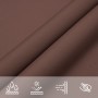 Toldo de vela triangular tela Oxford marrón 3x4x5 m by , Umbrellas - Ref: Foro24-135833, Price: 28,36 €, Discount: %