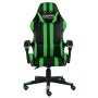Schwarz-grüner Gaming-Stuhl aus Kunstleder von vidaXL, Bürostühle - Ref: Foro24-20521, Preis: 124,82 €, Rabatt: %