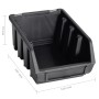 Kit de cajas de almacenaje 96 pzas paneles de pared rojo negro de , Armarios para herramientas - Ref: Foro24-150807, Precio: ...