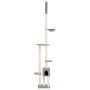 Árbol rascador gatos suelo a techo gris claro 258,5-284,5 cm by , Cat furniture - Ref: Foro24-171718, Price: 56,70 €, Discoun...
