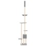 Árbol rascador gatos suelo a techo gris claro 258,5-284,5 cm by , Cat furniture - Ref: Foro24-171718, Price: 56,70 €, Discoun...