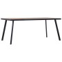 Mesa de comedor de MDF color madera clara y negro 200x100x75 cm von , Küchen- und Esstische - Ref: Foro24-281871, Preis: 209,...