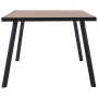 Mesa de comedor de MDF color madera clara y negro 200x100x75 cm von , Küchen- und Esstische - Ref: Foro24-281871, Preis: 209,...