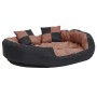 Cojín para perro reversible y lavable negro marrón 110x80x23cm by , Beds for dogs - Ref: Foro24-171221, Price: 69,10 €, Disco...