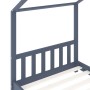 Estructura de cama infantil madera maciza pino gris 90x200 cm von , Kinderbetten und Betten für Kinder - Ref: Foro24-283372, ...