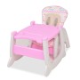 Trona convertible 3 en 1 con mesa rosa von , Stühle und Hochstühle für Kinder - Ref: Foro24-10143, Preis: 155,86 €, Rabatt: %