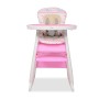 Trona convertible 3 en 1 con mesa rosa von , Stühle und Hochstühle für Kinder - Ref: Foro24-10143, Preis: 155,86 €, Rabatt: %
