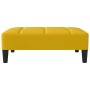 Reposapiés de terciopelo amarillo 78x56x32 cm by , Ottomans - Ref: Foro24-337735, Price: 66,45 €, Discount: %