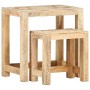 Juego de mesitas auxiliares 2 piezas madera maciza de mango de , Mesas auxiliares - Ref: Foro24-285881, Precio: 124,46 €, Des...