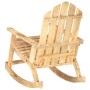 Mecedora de jardín de madera maciza de mango by , Rocking chairs - Ref: Foro24-285883, Price: 138,93 €, Discount: %