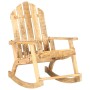 Mecedora de jardín de madera maciza de mango by , Rocking chairs - Ref: Foro24-285883, Price: 138,93 €, Discount: %