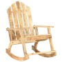 Mecedora de jardín de madera maciza de mango by , Rocking chairs - Ref: Foro24-285883, Price: 138,93 €, Discount: %