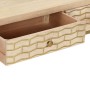 Mesa consola de madera maciza de mango dorado 90x30x75 cm by , Sideboards - Ref: Foro24-286505, Price: 183,19 €, Discount: %