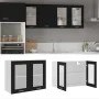 Hängender Küchenschrank aus schwarzem Sperrholz, 80 x 31 x 60 cm von vidaXL, Küchenschränke - Ref: Foro24-802530, Preis: 72,8...