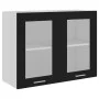 Hängender Küchenschrank aus schwarzem Sperrholz, 80 x 31 x 60 cm von vidaXL, Küchenschränke - Ref: Foro24-802530, Preis: 72,8...
