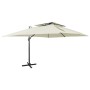 Sombrilla jardín voladiza con cubierta doble arena 400x300 cm von , Sonnenschirme - Ref: Foro24-312369, Preis: 306,38 €, Raba...