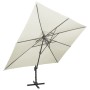 Sombrilla jardín voladiza con cubierta doble arena 400x300 cm von , Sonnenschirme - Ref: Foro24-312369, Preis: 306,38 €, Raba...