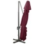 Sombrilla jardín voladiza cubierta doble rojo burdeos 400x300cm by , Umbrellas - Ref: Foro24-312381, Price: 372,20 €, Discoun...